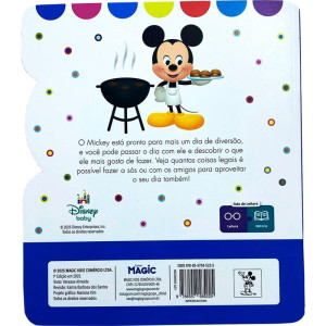 Livro Infantil Ilustrado Um Dia Com O Mickey 19x21cm-123172-42975