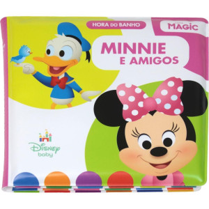 Livro Para Banho Minnie E Amigos 14x14cm