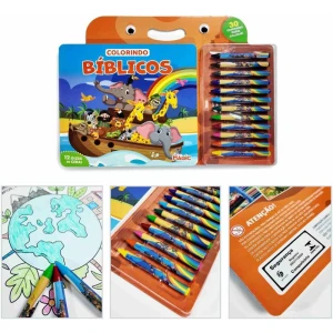 Maleta Para Pintura Colorindo Biblicos