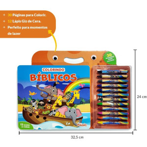 Maleta Para Pintura Colorindo Biblicos-123188-99482