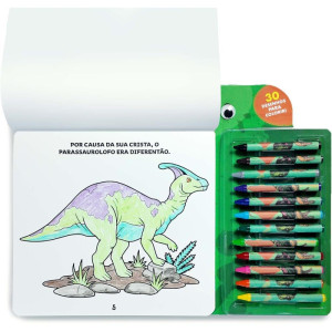 Maleta Para Pintura Colorindo Dinossauros-123185-70462