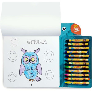 Maleta Para Pintura Colorindo O Alfabeto-123189-21148