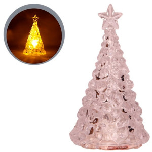 árvore De Acrílico Com Led 9 X 5 Cm