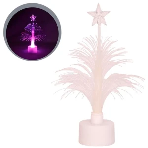 árvore De Fibra óptica Com Led 14 Cm
