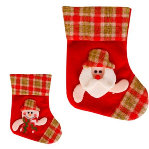 Família Chess Bota Com Noel E Boneco 23x17 Cm Unidade