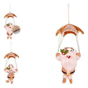 Família Royal Boneco Noel Paraquedista 37x13 Cm Unidade