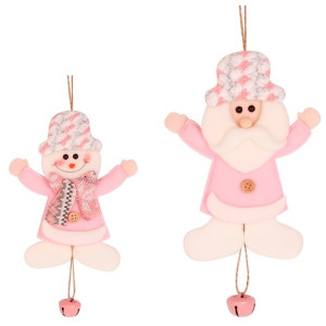 Família Wish Enfeite Noel Ou Boneco Com Guizo 18 Cm Unidade