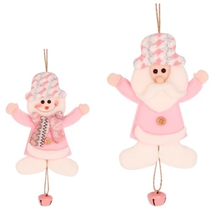 Família Wish Enfeite Noel Ou Boneco Com Guizo 18 Cm Unidade