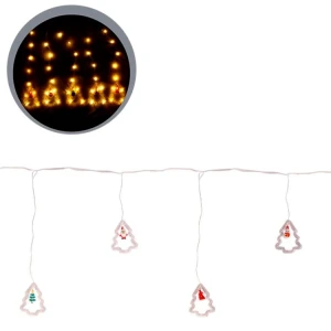 Pisca Cortina árvore 95 Leds 3m Branco Quente 220v