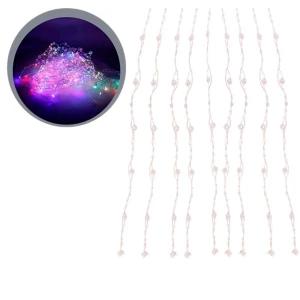 Pisca Cortina Diamond 200 Leds 3x2m Branco Quente Bivolt