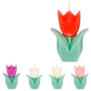Vela 3d Flor 9cm Cx:072