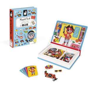 Livro Magnetico Infantil Festa A Fantasia 44 Pecas