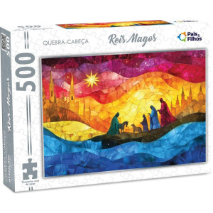 Quebra-cabeca Cartonado Reis Magos 500 Pecas-123429-22895
