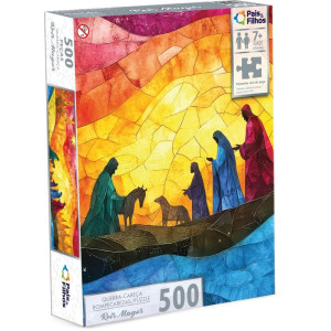 Quebra-cabeca Cartonado Reis Magos 500 Pecas-123429-71103