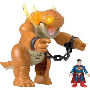Imaginext Super-man E Vilão Som E Luz