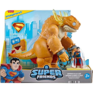 Imaginext Super-man E Vilão Som E Luz-121329-64105