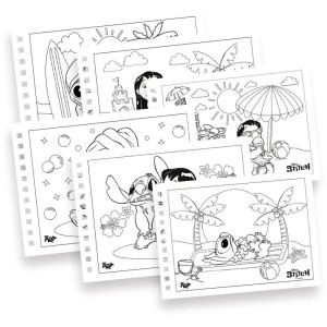 Livro De Colorir Stitch 48f. C/adesivos 180g-123487-16402