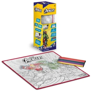 Brinquedo Para Colorir Tapete Mágico Acqua Avengers