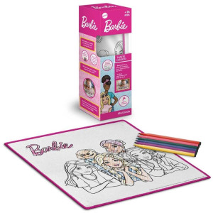 Brinquedo Para Colorir Tapete Mágico Acqua Barbie