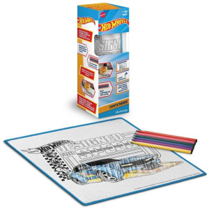 Brinquedo Para Colorir Tapete Mágico Aqua Hot Wheels