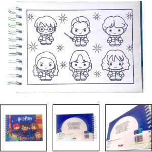 Livro De Colorir Comfy E Cozy Harry Potter 96pg