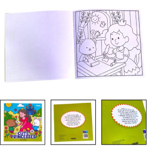 Livro De Colorir Comfy E Cozy Princesas 48pgs