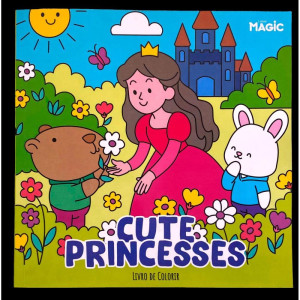 Livro De Colorir Comfy E Cozy Princesas 48pgs-123332-66667