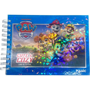 Livro De Colorir Cute And Cozy Patrulha Canina