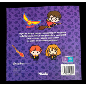 Livro De Colorir Fluffy E Cozy Harry Potter 48p-123334-43241