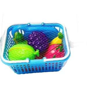 Brincando De Casinha Cestinha Frutas Crec 9pcs Sort