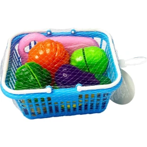 Brincando De Casinha Cestinha Legumes Crec 9pcs Sor