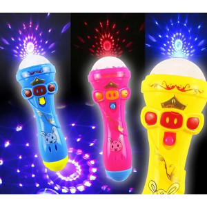 Instrumento Musical Microfone Infantil Com Luzes S-123605-81204