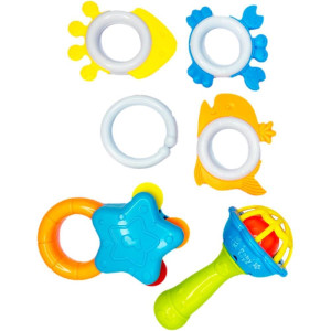 Mordedor E Chocalho Chocalhos Kit Sens.macio 7pcs-123612-50251