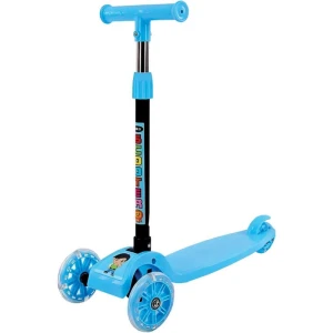 Patinete Dobravel C/luz Azul