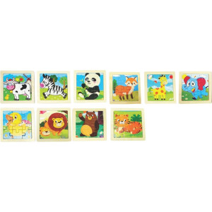 Quebra-cabeca Madeira Animais-123639-22186