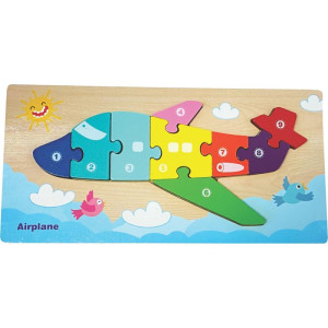 Quebra-cabeca Madeira Aviao-123631-65367