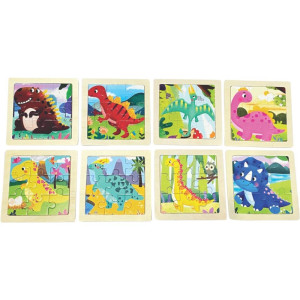 Quebra-cabeca Madeira Dinossauro