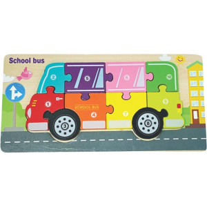 Quebra-cabeca Madeira Onibus-123634-20553