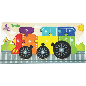 Quebra-cabeca Madeira Trem-123632-87113