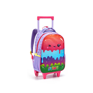 Kit Infantil Feminino | Mochila Infantil Com Rodas + Lancheira + Estojo-41444-35605
