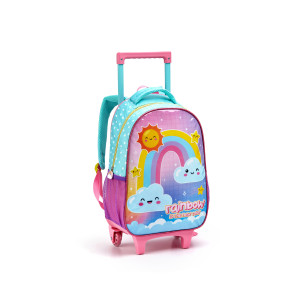 Kit Infantil Feminino | Mochila Infantil Com Rodas + Lancheira + Estojo-41444