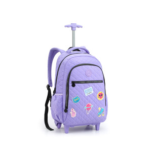 Mochila Feminina 18" Com Rodas | Diversos