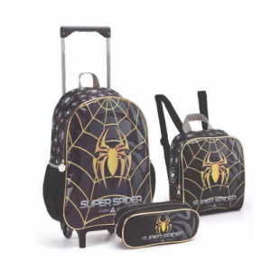 Kit Infantil Masculino | Mochila Com Rodas + Lancheira + Estojo