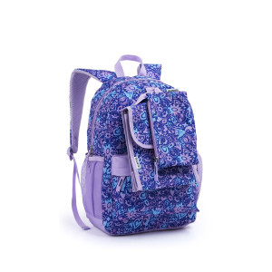 Kit Infantil Misto | Mochila + Lancheira + Estojo + Garrafa + Mosquetão-42104-36188