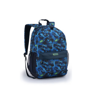 Kit Infantil Misto | Mochila + Lancheira + Estojo + Garrafa + Mosquetão-42104-98370