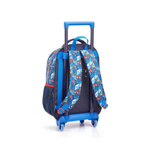 Kit Infantil Masculino | Mochila Infantil Com Rodas + Lancheira + Estojo-42108-51132