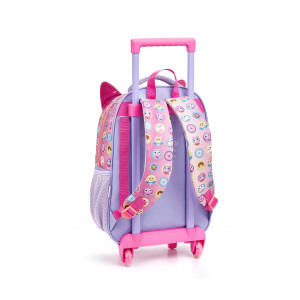 Kit Infantil Feminino | Mochila Infantil Com Rodas + Lancheira + Estojo