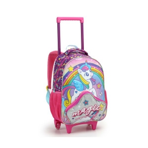 Kit Infantil Feminino | Mochila Infantil Com Rodas + Lancheira + Estojo-42171