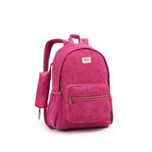 Mochila Feminina 18" Com Estojo | Diversos