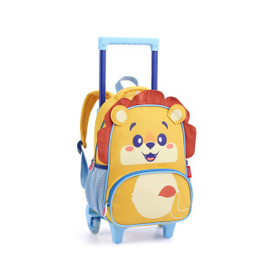 Mochila Infantil Masculina 13" Com Rodas-43179-35576